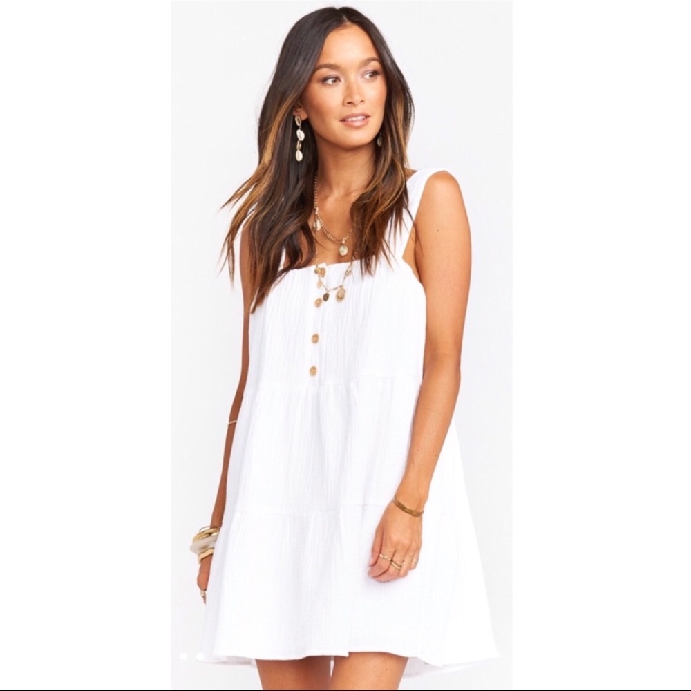 NEW SMYMM Marisa White Cotton Dress M